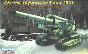 Eastern-Express 203mm B4 Mod 1931 Russian Heavy Howitzer Gun Plastic Model Military Vehicle Kit 1/35 #35156 Eastern-Express 203mm B4 Mod 1931 Russian Heavy Howitzer Gun Plastic Model Military Vehicle Kit 1/35 #35156