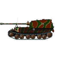 Easy-Models Ferdinand Tank 654th ABT Pre Built Plastic Model Tank 1/72 Scale #36226