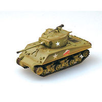 Easy-Models M4A3 SHERMAN 37th Battalion Pre-Built Plastic Model Tank 1/72 Scale #36260