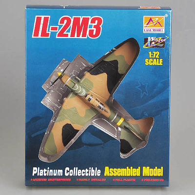 Easy-Models II-2M3 Yellow 25 Plastic Model Airplane Kit 1/72 Scale #36413