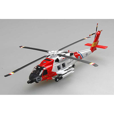 Easy-Models HH-60J Jayhawk Heli USCG Pre-Built Plastic Model Helicopter 1/72 Scale #36925
