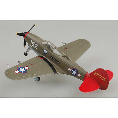 Easy-Models P-39Q Aircobra Red Tails Pre-Built Plastic Model Airplane 1/72 Scale #39203