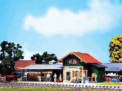 Faller Country Station HO-Scale Model Railroad Building #110092
