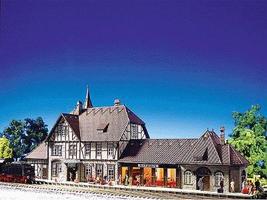 Faller Station Schwarzburg Kit HO Scale Model Railroad Building #110116 Faller Station Schwarzburg Kit HO Scale Model Railroad Building #110116