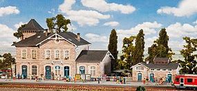 Faller Volgelsheim Station Kit HO Scale Model Railroad Building #110121 Faller Volgelsheim Station Kit HO Scale Model Railroad Building #110121