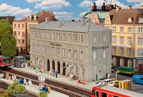 Faller Ohringen Station Kit (Weathered) HO Scale Model Railroad Building #110124 Faller Ohringen Station Kit (Weathered) HO Scale Model Railroad Building #110124
