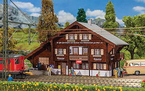 Faller Litziruti Station Kit HO Scale Model Railroad Building #110129 Faller Litziruti Station Kit HO Scale Model Railroad Building #110129