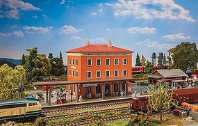 Faller Weisenbach Bavarian Station HO Scale Model Railroad Building Kit #110135 Faller Weisenbach Bavarian Station HO Scale Model Railroad Building Kit #110135