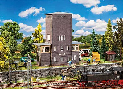 Faller Ahlhorn Interlocking Tower with Water Tank HO Scale Model Railroad Building Kit #120101