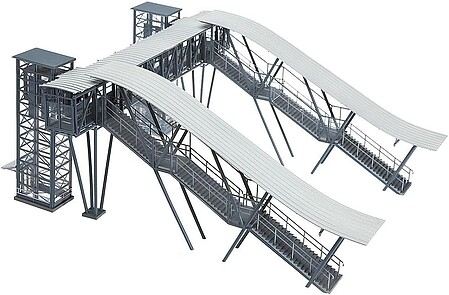 Faller Neustadt Pedestrian Bridge Kit HO Scale Model Bridge #120110