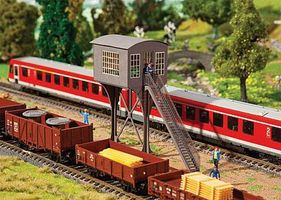 Faller Dahlhausen Signal Tower Kit HO Scale Model Railroad Building #120114 Faller Dahlhausen Signal Tower Kit HO Scale Model Railroad Building #120114