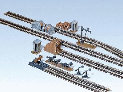 Faller Trackside Accessories Kit HO Scale Model Railroad Accessory #120141