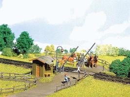 Faller Small Grade Crossing w/Gates Kit HO Scale Model Railroad Accessory #120170 Faller Small Grade Crossing w/Gates Kit HO Scale Model Railroad Accessory #120170