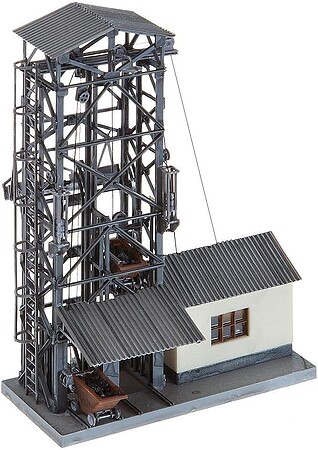 Faller Coal Lift Weathered HO Scale Model Railroad Building #120220