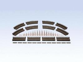 Faller Up & Over Bridge Kit For Marklin C-Track (Radius R1/360mm) HO Scale Model Train #120470 Faller Up & Over Bridge Kit For Marklin C-Track (Radius R1/360mm) HO Scale Model Train #120470