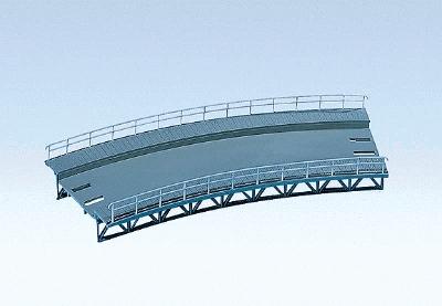 Faller Bridge Track Bed Kit for Marklin C-Track (Curved 43.7cm Radius) HO Scale Model Train #120476