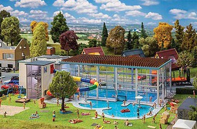 Faller Indoor Swim Pool with Slide HO Scale Model Railroad Building Kit #130150 Faller Indoor Swim Pool with Slide HO Scale Model Railroad Building Kit #130150