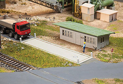 Faller Truck Scale with Office HO Scale Model Railroad Building #130172
