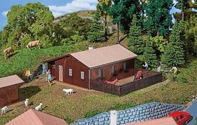 Faller Stugi-Stuis Workers' Barracks/Bunk Room HO Scale Model Railroad Building #130181 Faller Stugi-Stuis Workers' Barracks/Bunk Room HO Scale Model Railroad Building #130181