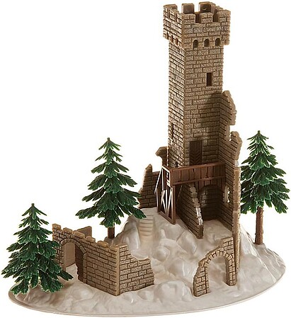 Faller Castle Tower Ruins HO Scale Model Railroad Building #130285