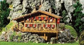 Faller Moser Chalet Kit HO Scale Model Railroad Building #130329 Faller Moser Chalet Kit HO Scale Model Railroad Building #130329
