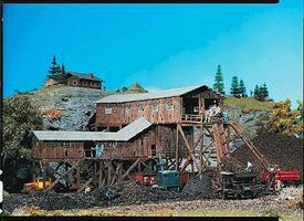 Faller Old Coal Mine Painted/Weathered HO Scale Model Railroad Building #130470 Faller Old Coal Mine Painted/Weathered HO Scale Model Railroad Building #130470