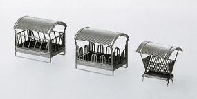 Faller Mangers (4) HO Scale Model Railroad Accessory #130526 Faller Mangers (4) HO Scale Model Railroad Accessory #130526