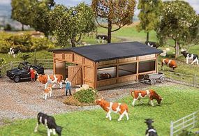 Faller Livestock Shelter HO Scale Model Railroad Building #130547