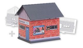 Faller Workshop Paintable Fold & Snap Cardstock Kit HO Scale Model Railroad Building #150130 Faller Workshop Paintable Fold & Snap Cardstock Kit HO Scale Model Railroad Building #150130