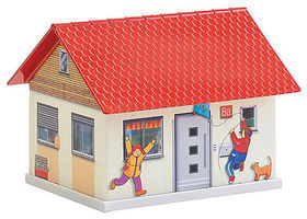 Faller Single-Family Home Paintable Fold & Snap Kit HO Scale Model Railroad Building #150190 Faller Single-Family Home Paintable Fold & Snap Kit HO Scale Model Railroad Building #150190