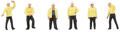 Faller Container Terminal Workers (6) HO Scale Model Railroad Figure #150943