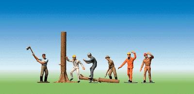 Faller Lumberjacks HO Scale Model Railroad Figure #151041
