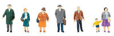 Faller Stroll Through the Town Figures HO Scale Model Railroad Figure #151607