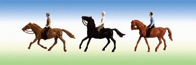 Faller Sports & Recreation Horse Riders (3) HO Scale Model Figure #153027