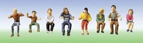 Faller Fairground Riders #3 (8) HO Scale Model Railroad Figure #153052 Faller Fairground Riders #3 (8) HO Scale Model Railroad Figure #153052