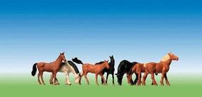 Faller Assorted Horses HO Scale Model Railroad Figure #154005 Faller Assorted Horses HO Scale Model Railroad Figure #154005