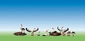 Faller Storks in their Nests HO Scale Model Railroad Figure #154006 Faller Storks in their Nests HO Scale Model Railroad Figure #154006