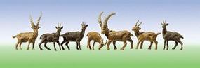 Faller Alpine Mountain Goats, 4 Chamois & 6 Ibex HO Scale Model Railroad Figure #154009 Faller Alpine Mountain Goats, 4 Chamois & 6 Ibex HO Scale Model Railroad Figure #154009