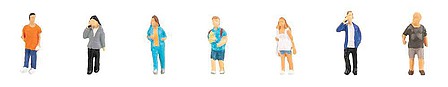 Faller In the Town Center Figures N Scale Model Railroad Figure #155607