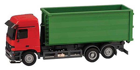 Faller Car System - Mercedes-Benz Roll Off Container Truck HO Scale Model Railroad Vehicle #161493