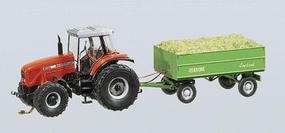 Faller Car System MF Tractor w/Trailer (Wiking) HO Scale Model Railroad Vehicle #161536 Faller Car System MF Tractor w/Trailer (Wiking) HO Scale Model Railroad Vehicle #161536