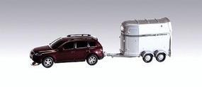 Faller Volkswagen Touareg w/Horse Trailer (Wiking) HO Scale Model Vehicle #161550 Faller Volkswagen Touareg w/Horse Trailer (Wiking) HO Scale Model Vehicle #161550