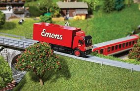 Faller Mercedes-Benz SK Box Truck (Emons) HO Scale Model Vehicle #161584 Faller Mercedes-Benz SK Box Truck (Emons) HO Scale Model Vehicle #161584