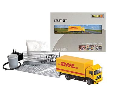 Faller Digital 3.0 Starter Set MAN F2000 Evolution Box Truck (DHL) HO Scale Vehicle System #161607