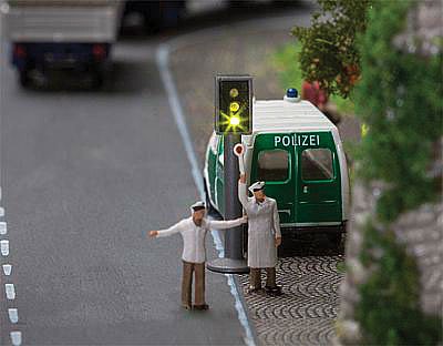 Faller LED Traffic Lights (2) N Scale Model Railroad Road Accessory #162061