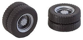 Faller Dually Truck Tires & Rims Car System HO Scale Model Railroad Vehicle #163101 Faller Dually Truck Tires & Rims Car System HO Scale Model Railroad Vehicle #163101