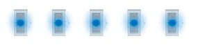 Faller 5 SMD-LEDs blue Faller 5 SMD-LEDs blue
