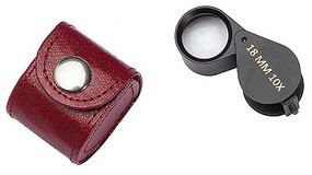 Faller 10x Folding Magnifier/Loupe