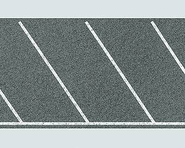 Faller Diagonal Parking Space Sheet w/Markings HO Scale Model Railroad Scenery #170634