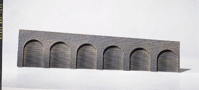 Faller Natural Stone w/Round Arch Right Slope Arcades HO Scale Model Railroad Scenery #170839
